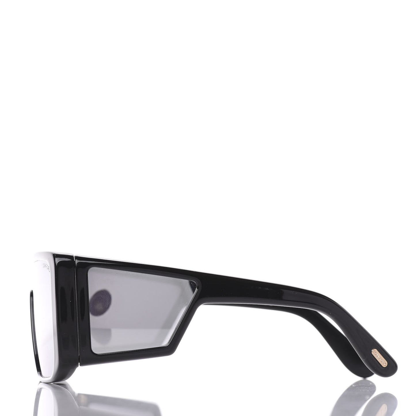 Square Atticus Sunglasses TF710 Black Smoke