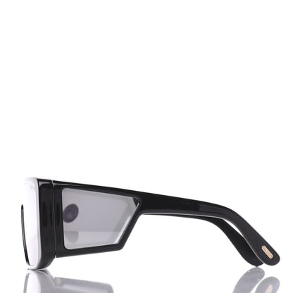 Tom Ford Square Atticus Sunglasses TF710 Black Smoke 3 of 6