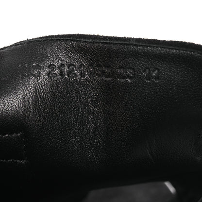 Hermes Suede Goatskin Satin Cute Sandals 39 Black 9 of 11