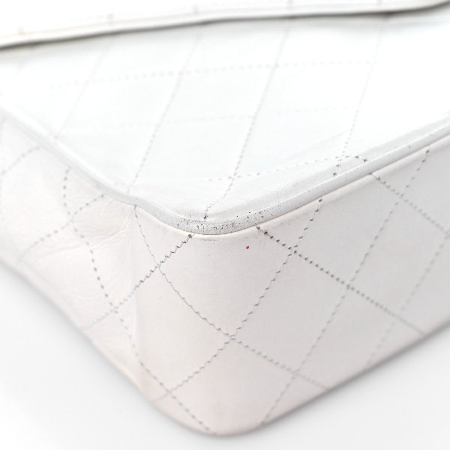Chanel Lambskin Quilted Envelope Flap White 9 of 16