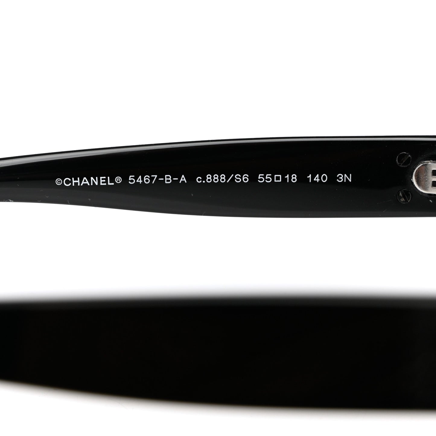 Acetate Strass Pilot Sunglasses 5467-B-A Black