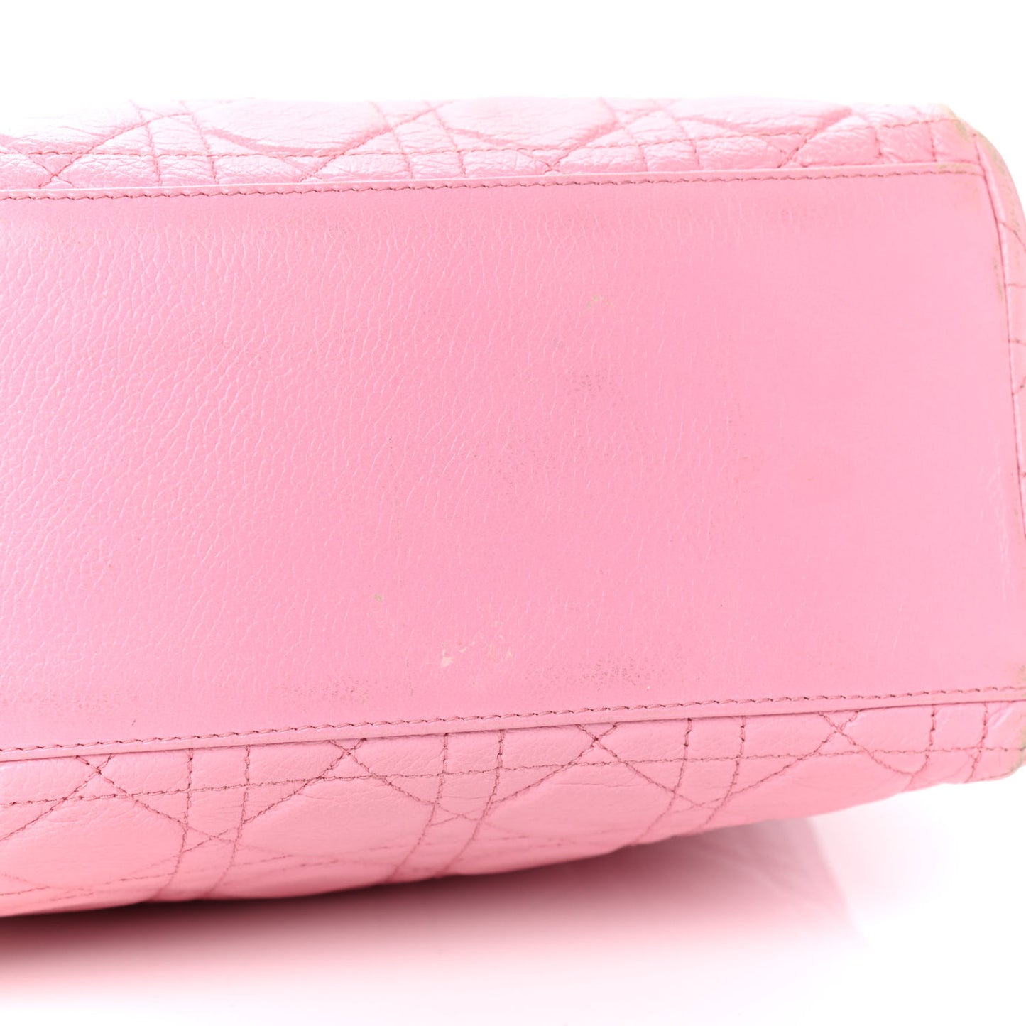 Grained Calfskin Cannage Medium Lady Dior Pink