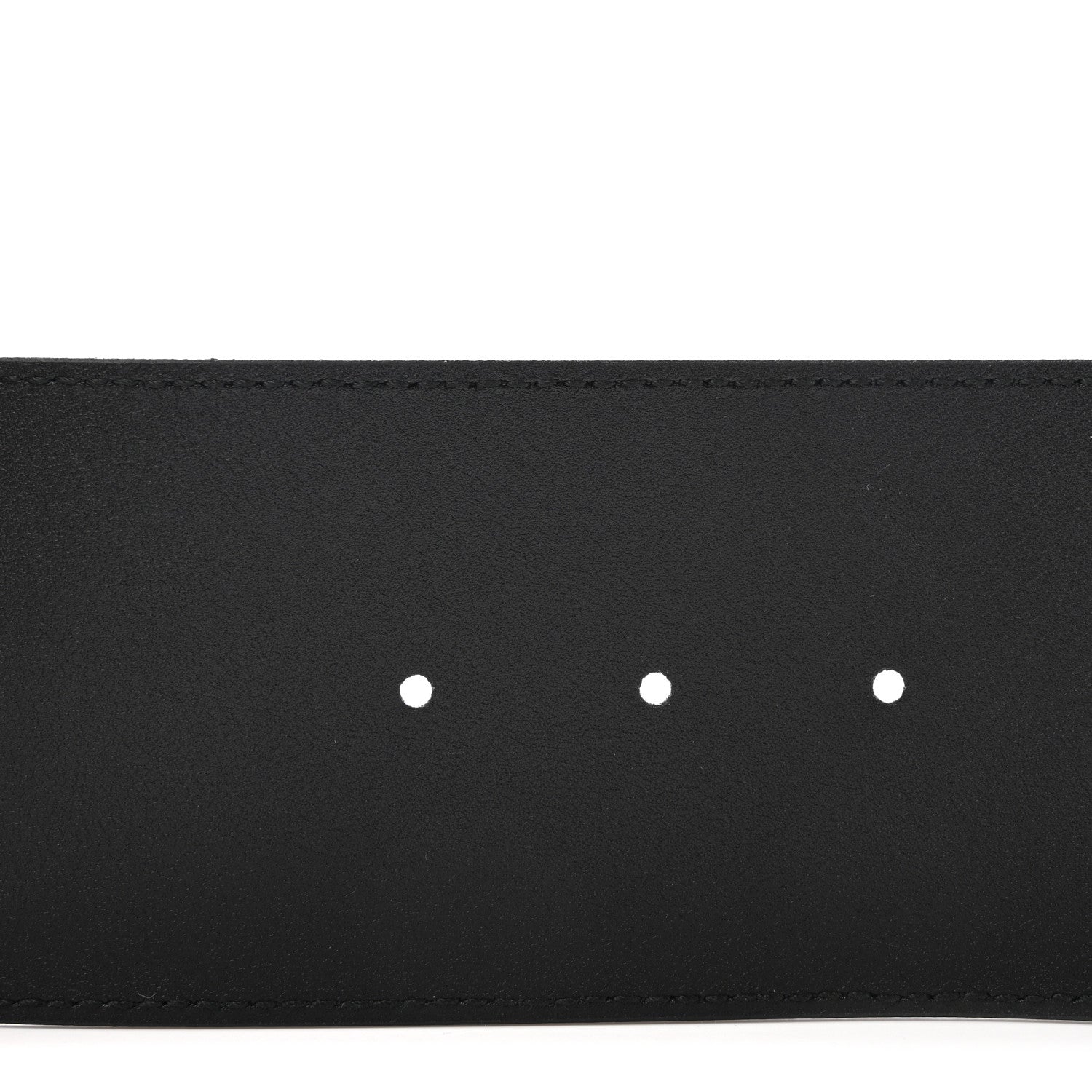 Gucci Moon Calfskin Pearl Double G 70mm Belt 85 34 Black Cream 4 of 5