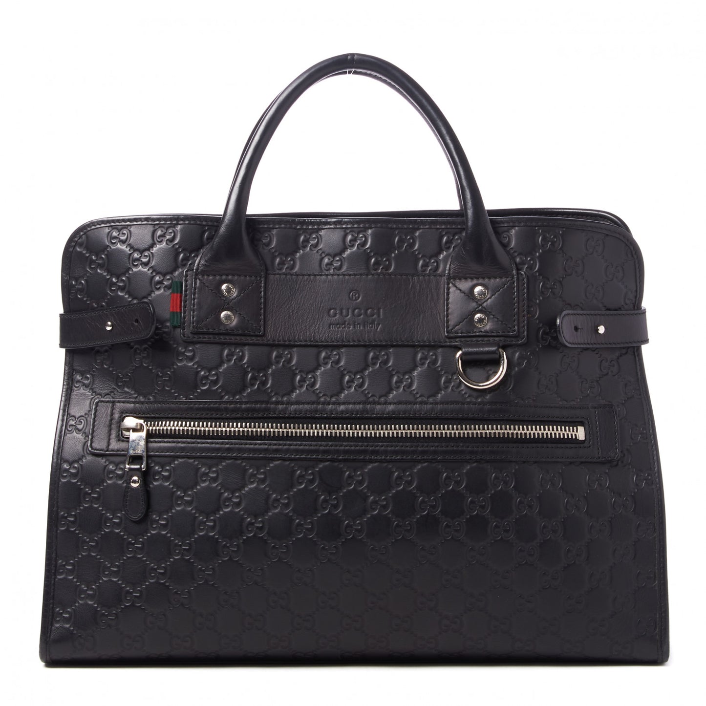 Guccissima Web Briefcase Black