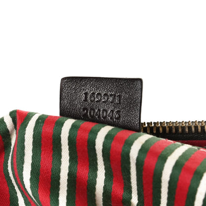 Gucci Monogram New Britt Medium Boston Dark Brown 7 of 11