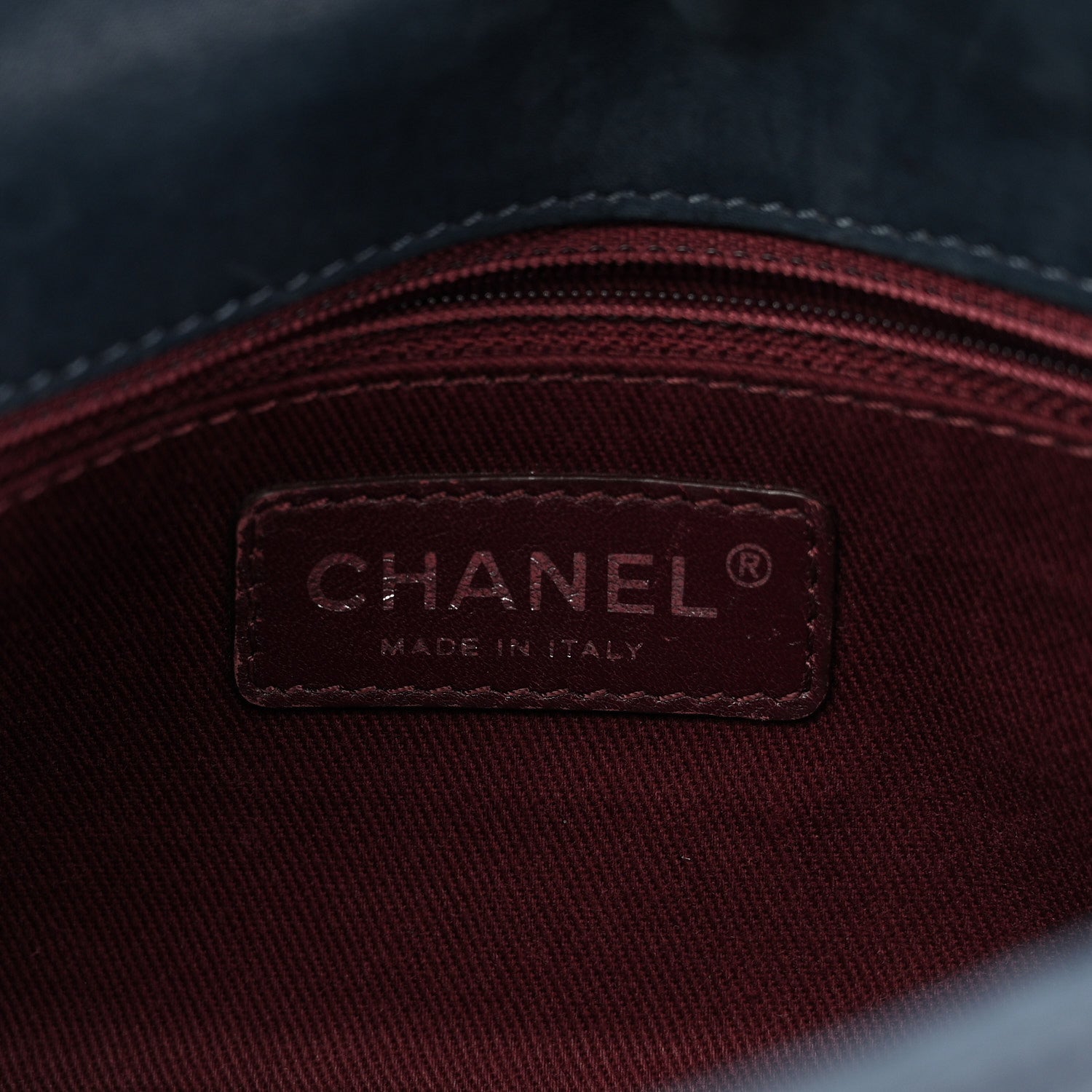 Chanel Calfskin Diamond Embossed New Chic Flap Blue 6 of 11