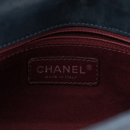Chanel Calfskin Diamond Embossed New Chic Flap Blue 6 of 11