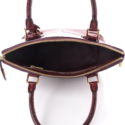 Louis Vuitton Crocodile Lockit PM Red 5 of 11