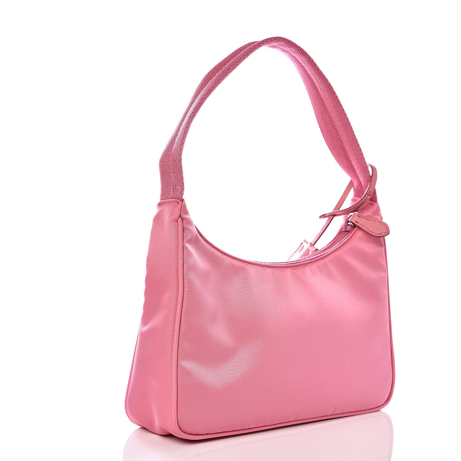 Prada Tessuto Nylon Mini Re-Edition 2000 Bag Begonia 2 of 8