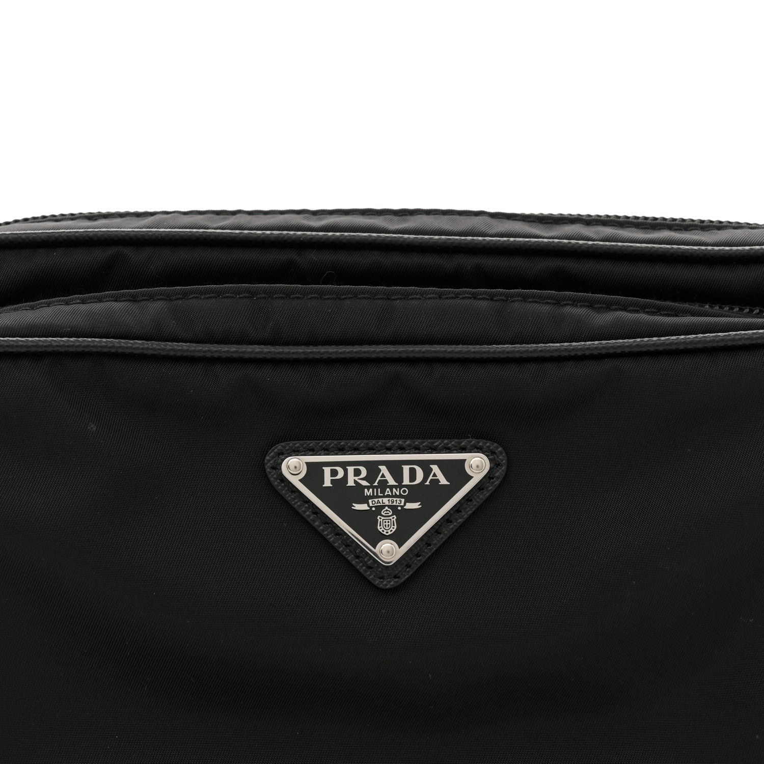 Prada Re-Nylon Saffiano Belt Bag L Black 8 of 11