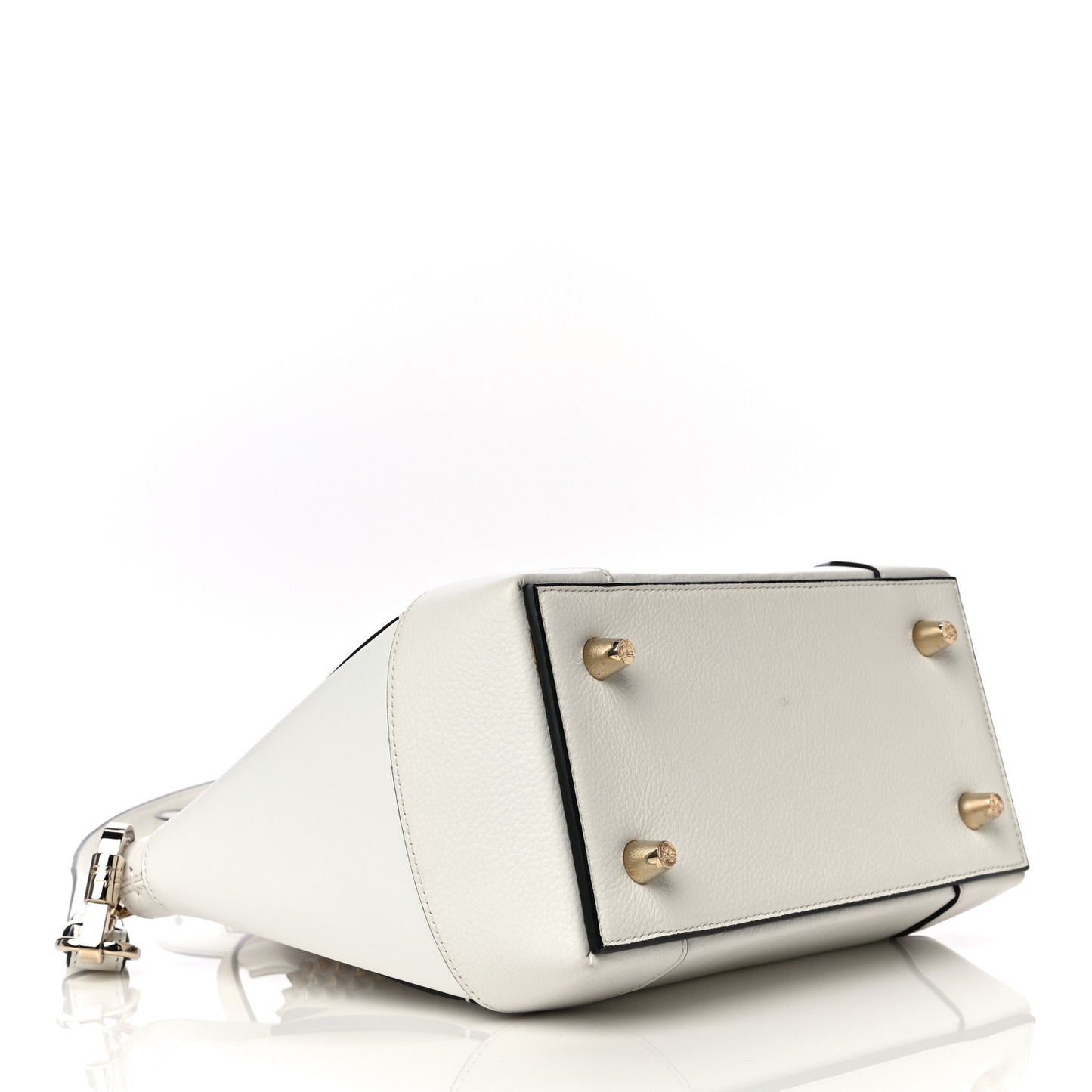 Calfskin Small Eloise Tote White