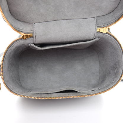 Christian Dior Lambskin Cannage Small Diortravel Vanity Case Grey 5 of 8