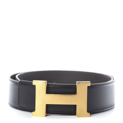 Hermes Box Chamonix 42mm Constance 2 Belt 85 Black Chocolate 1 of 5