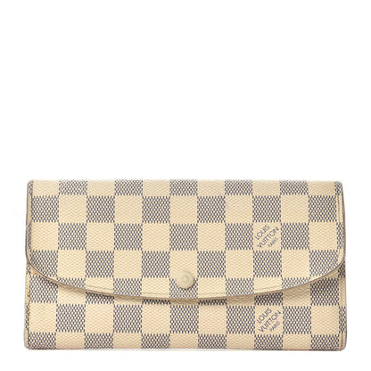 Louis Vuitton Damier Azur Emilie Wallet 1 of 7