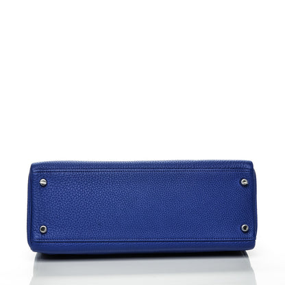 Hermes Togo Kelly Retourne 32 Bleu Electrique 6 of 25
