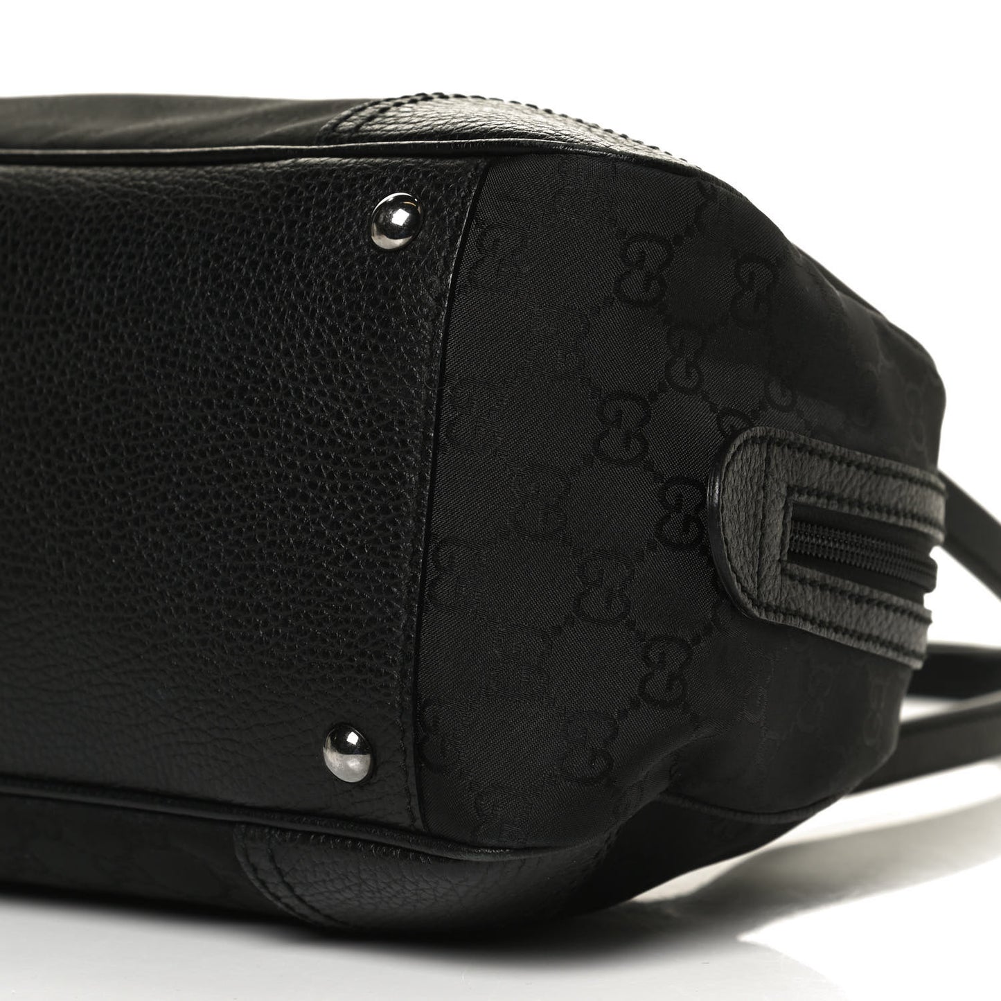 Canvas Monogram Web Princy Boston Black