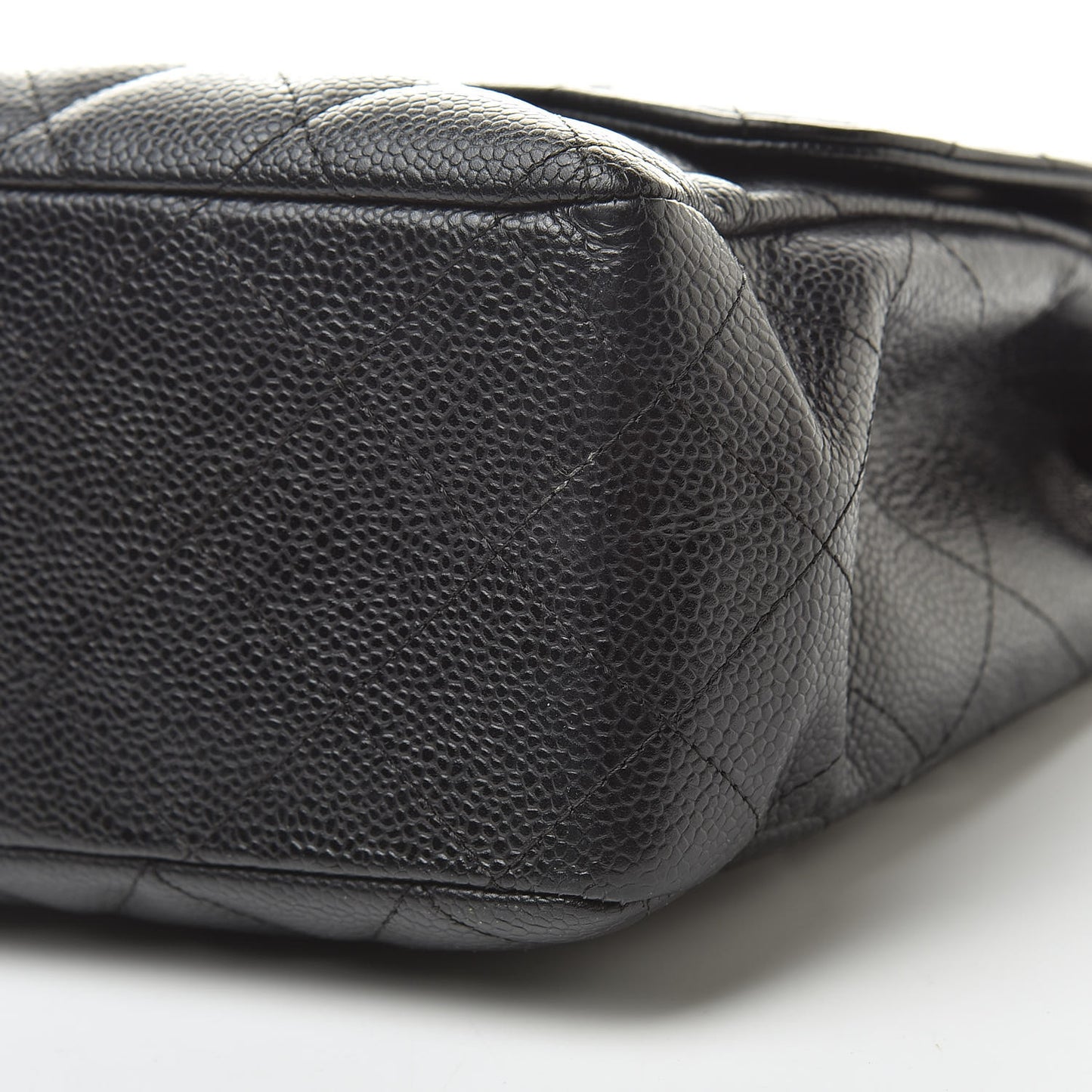 Caviar Quilted Jumbo Single Flap Black