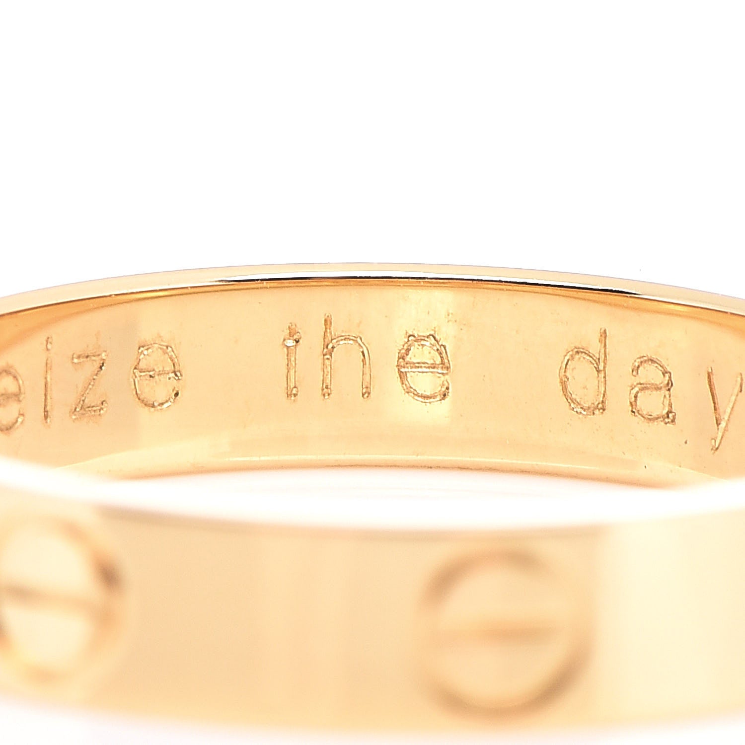 Cartier 18K Yellow Gold 3.5mm LOVE Wedding Band Ring 54 6.75 6 of 8