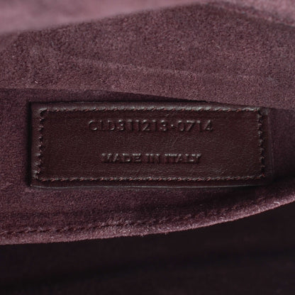 Saint Laurent Calfskin Classic Y Ligne Clutch (Wine) 8 of 8