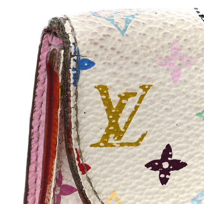 Louis Vuitton Monogram Multicolor Business Card Holder White Litchi 26 of 27
