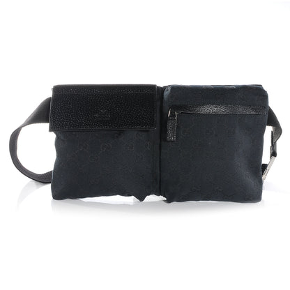 Gucci Monogram Belt Bag Black 1 of 8