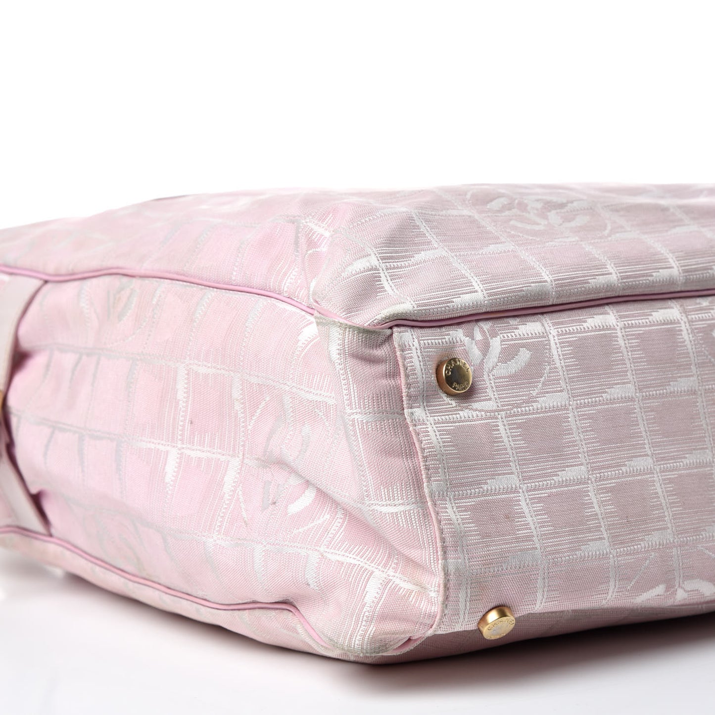 Nylon Medium Travel Tote Pink