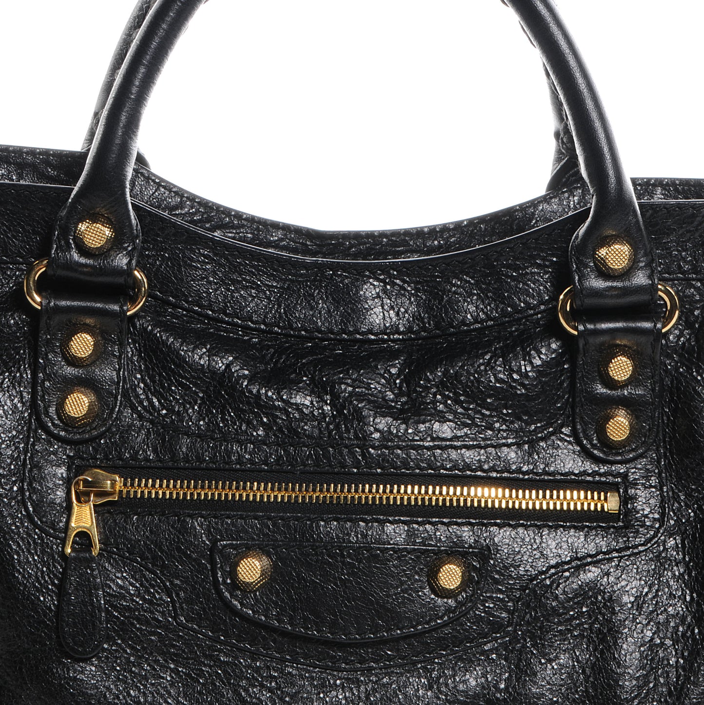 Agneau Giant 12 Gold Hardware City Black