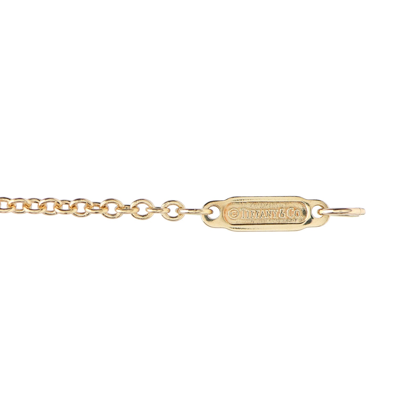 Tiffany 18K Yellow Gold T Double Chain Bracelet 3 of 3