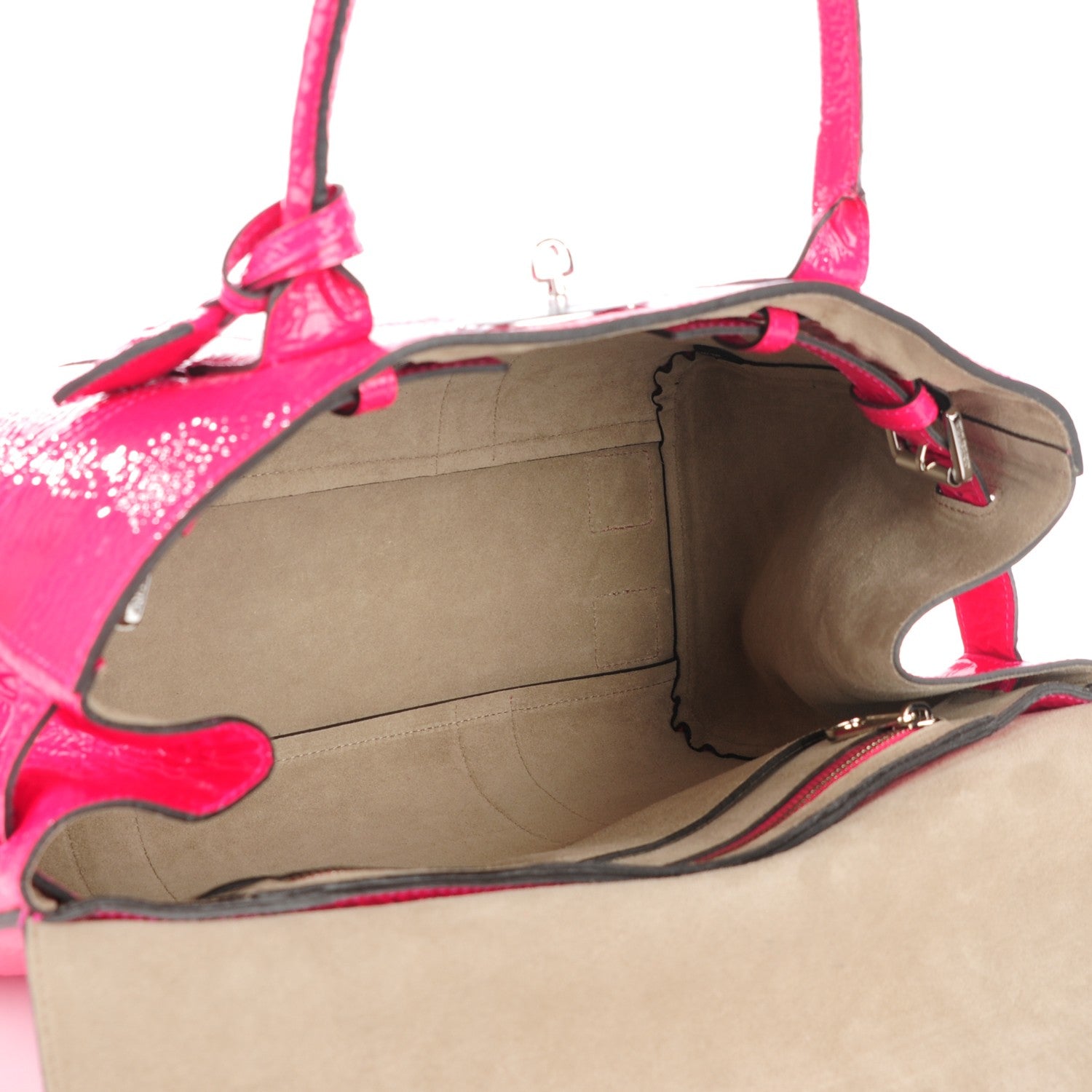 Mulberry Spongy Patent Bayswater Hot Pink 8 of 8