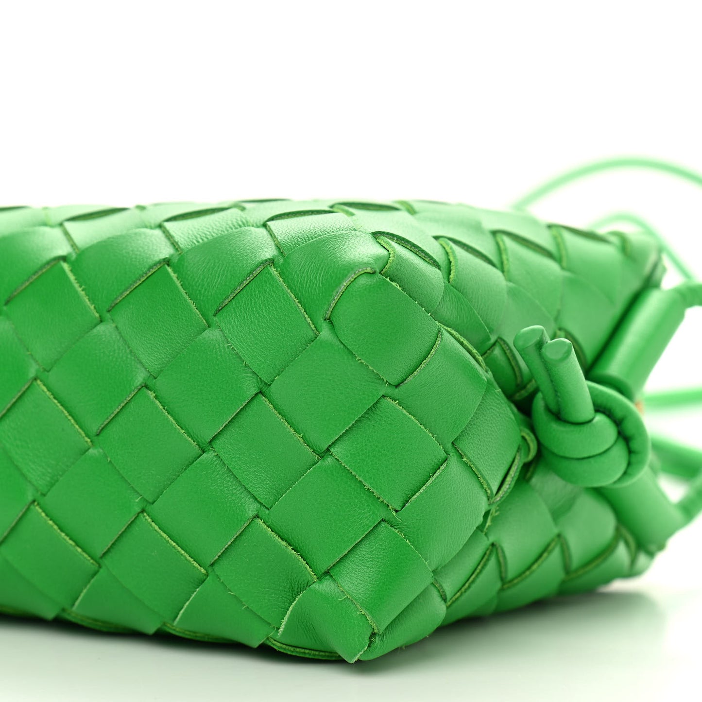 Nappa Intrecciato Mini Loop Camera Bag Parakeet