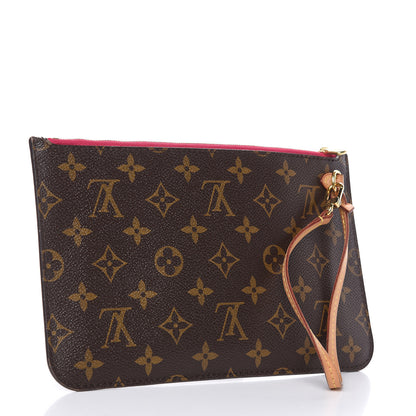 Louis Vuitton Monogram Neverfull MM GM Pochette Pivoine 3 of 10