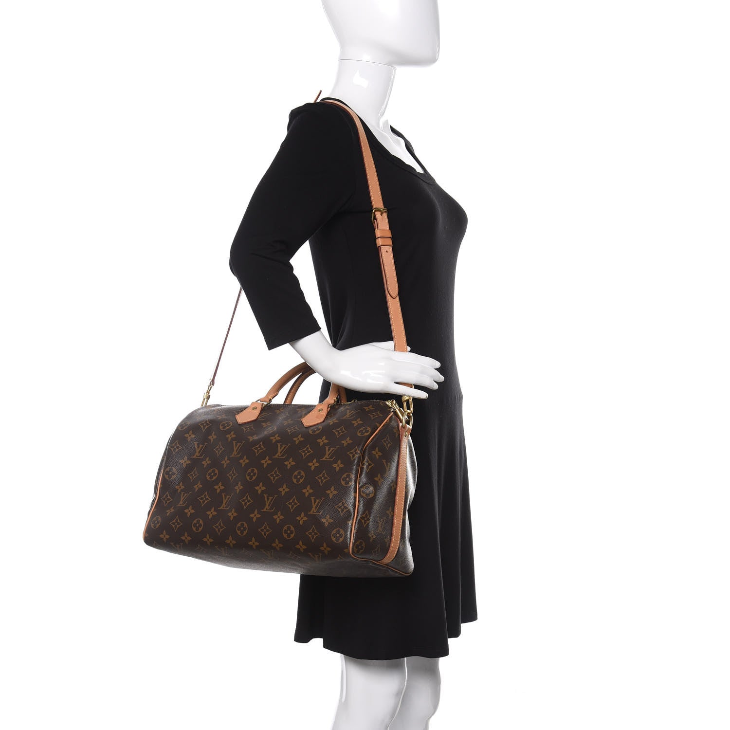 Louis Vuitton Monogram Speedy Bandouliere 35 2 of 12