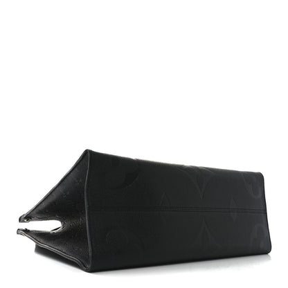 Louis Vuitton Empreinte Monogram Giant Onthego MM Black 4 of 9