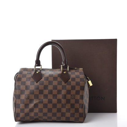Louis Vuitton Damier Ebene Speedy 25 8 of 8