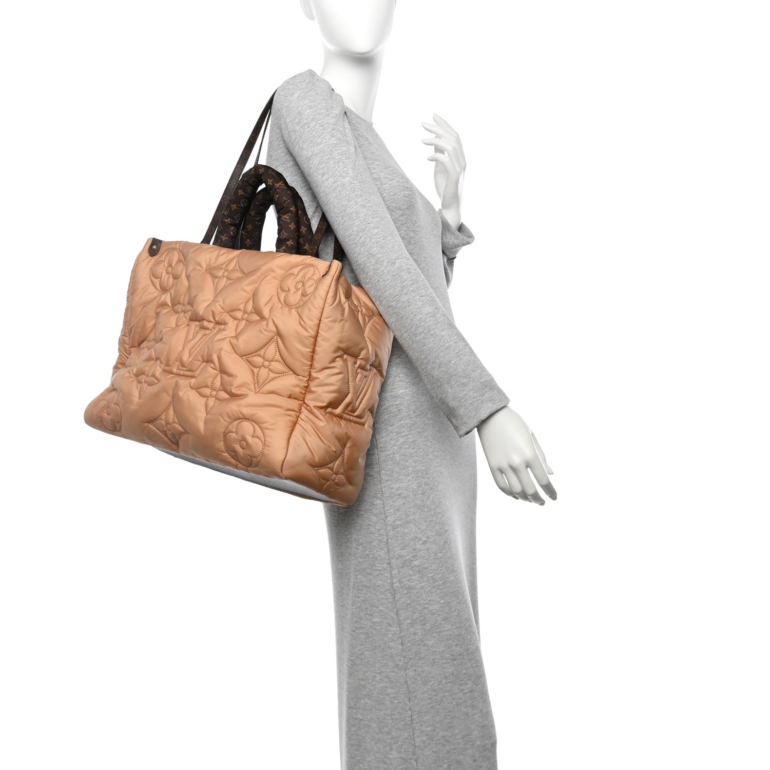 Louis Vuitton Econyl Monogram Pillow Giant Onthego GM Beige 2 of 13