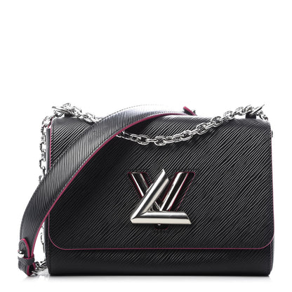 Louis Vuitton Epi Twist Shoulder Bag MM Black Pink 1 of 7