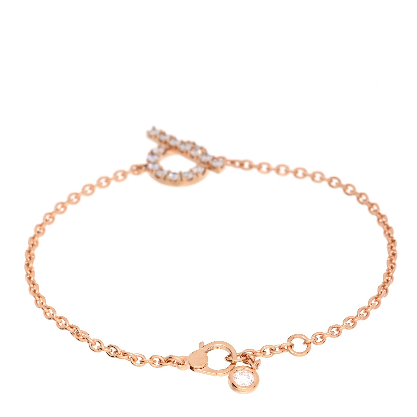18K Rose Gold Diamond Finesse Bracelet SH