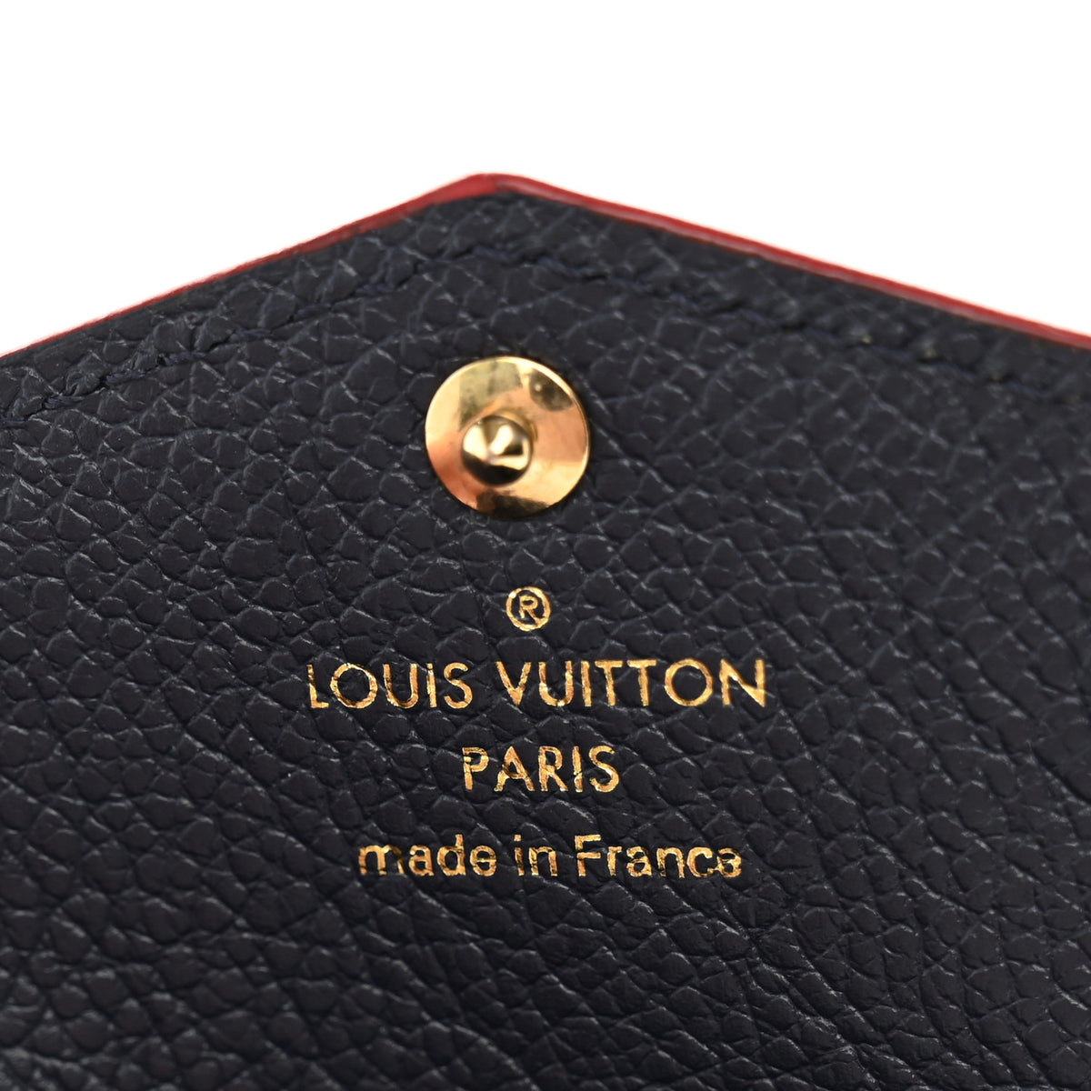 Empreinte Key Pouch Marine Rouge