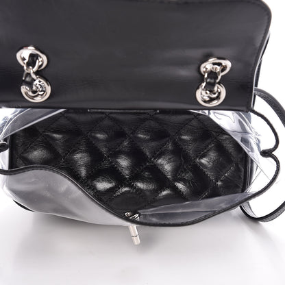 Chanel Crumpled Calfskin PVC Quilted Backpack Black 5 of 10