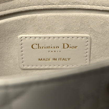 Christian Dior Lambskin Cannage Small Lady D-Joy Latte 6 of 11