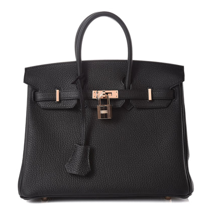 Hermes Togo Birkin 25 Black 1 of 37