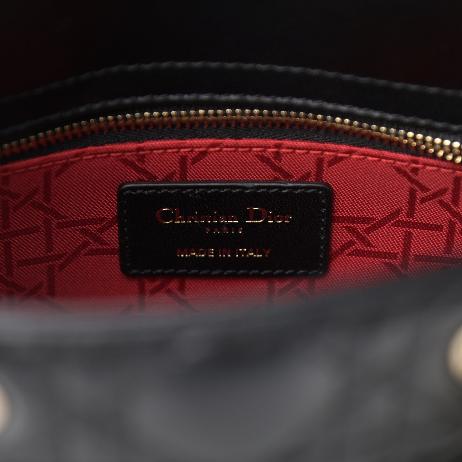 Christian Dior Lambskin Cannage Small My ABCDior Lady Dior Black 5 of 11