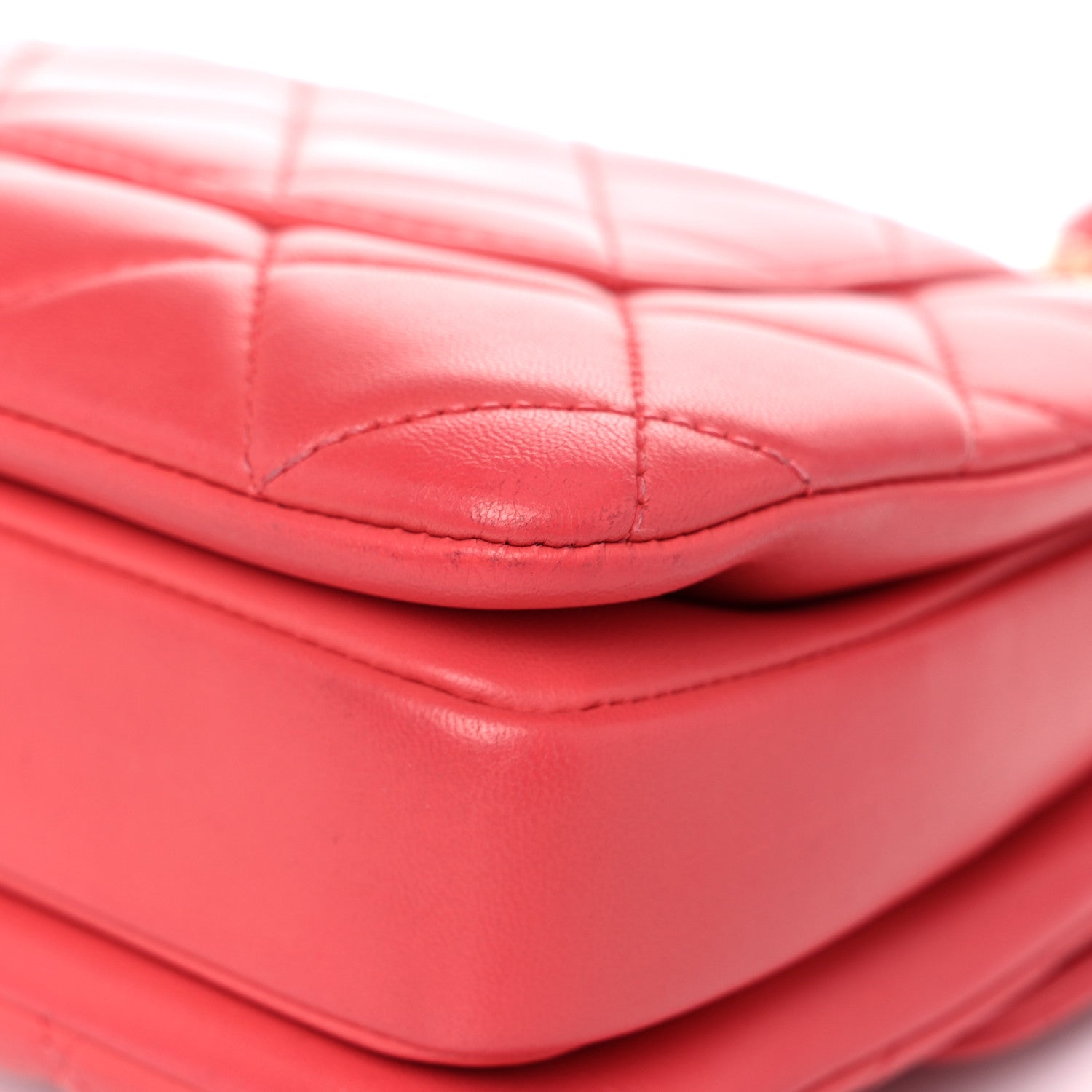 Chanel Lambskin Quilted Small Trendy CC Flap Dual Handle Bag Coral 11 of 19