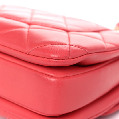 Chanel Lambskin Quilted Small Trendy CC Flap Dual Handle Bag Coral 11 of 19