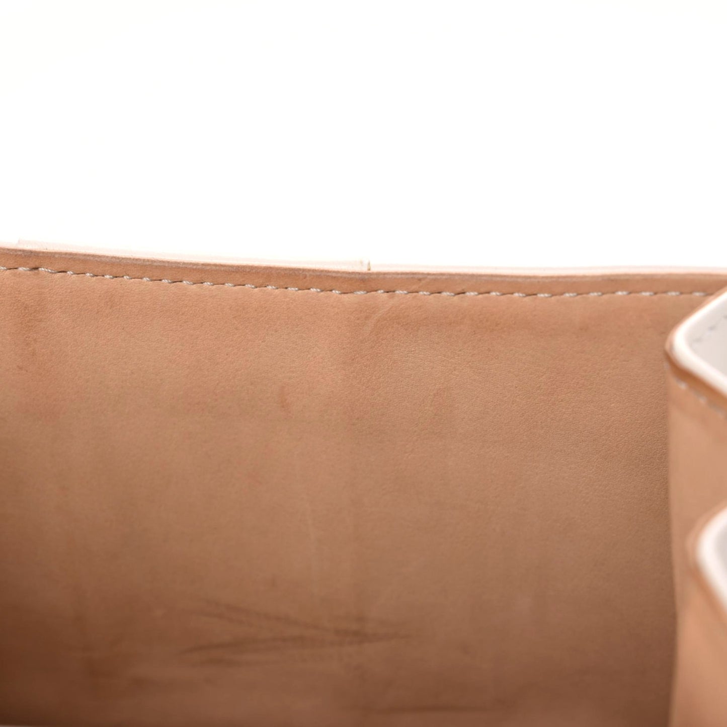 Calfskin Mini Brillant Satchel Ivory