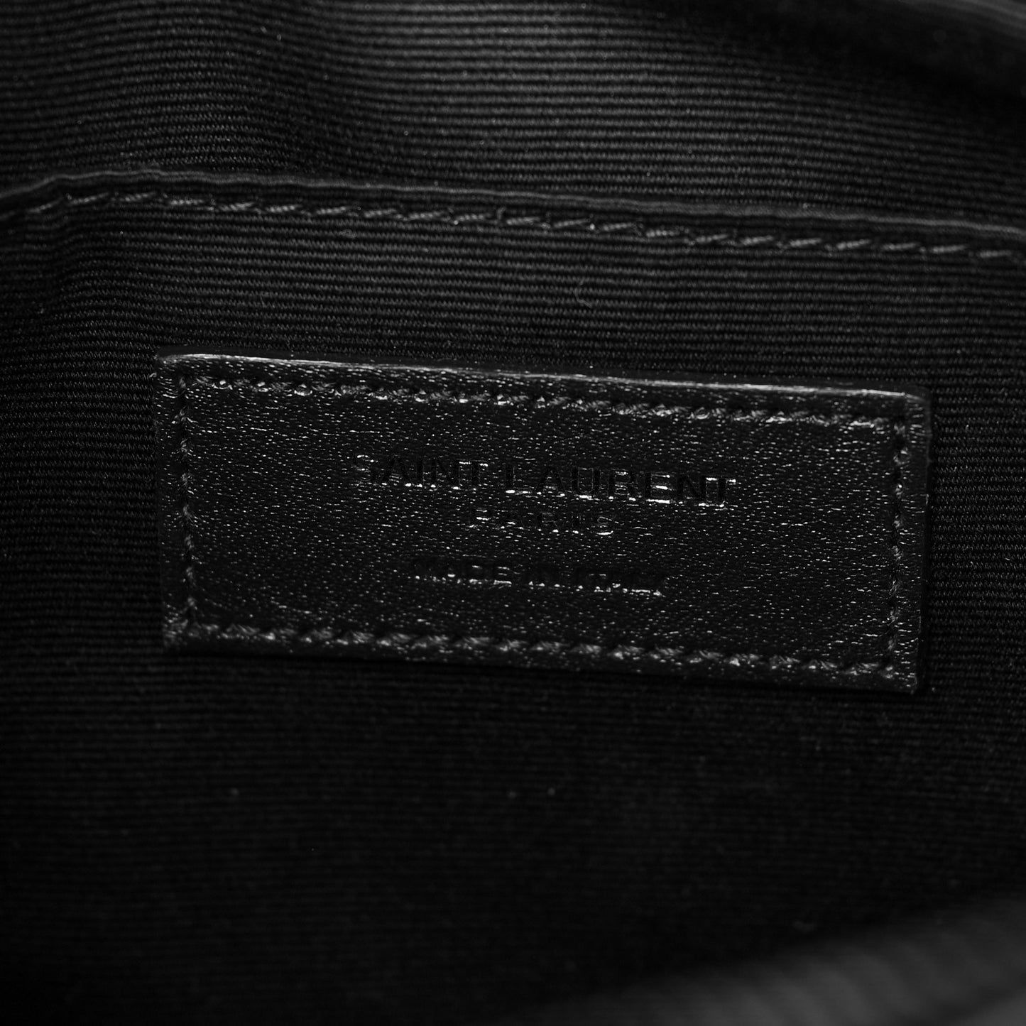 Calfskin Matelasse Monogram Lou Camera Bag Black