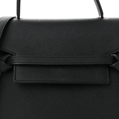 Celine Grained Calfskin Micro Belt Bag Black 9 of 11