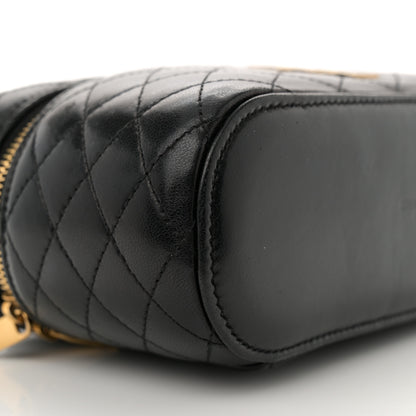 Saint Laurent Lambskin Quilted Mini Gaby Vanity Case Black 9 of 13