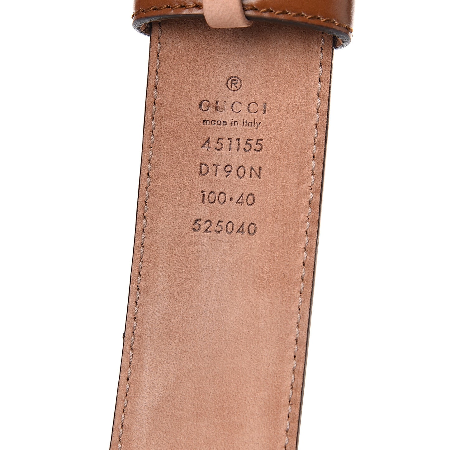 Lisse Calfskin Dionysus 35mm Belt 100 40 Cuir