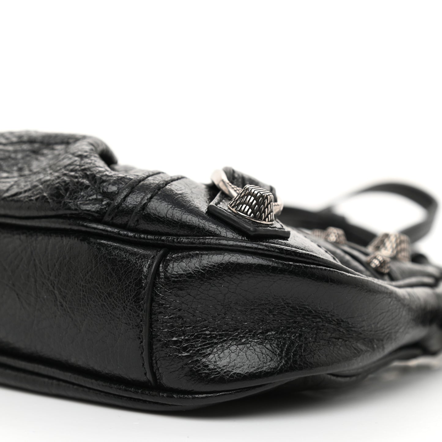 Agneau Arena Le Cagole Mini Purse With Chain Black